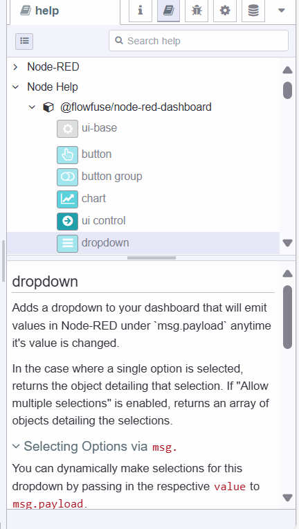 Image showing Node-RED Palette Search bar